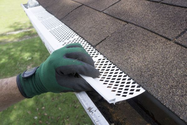 Gutter Filter Installation in Roswell