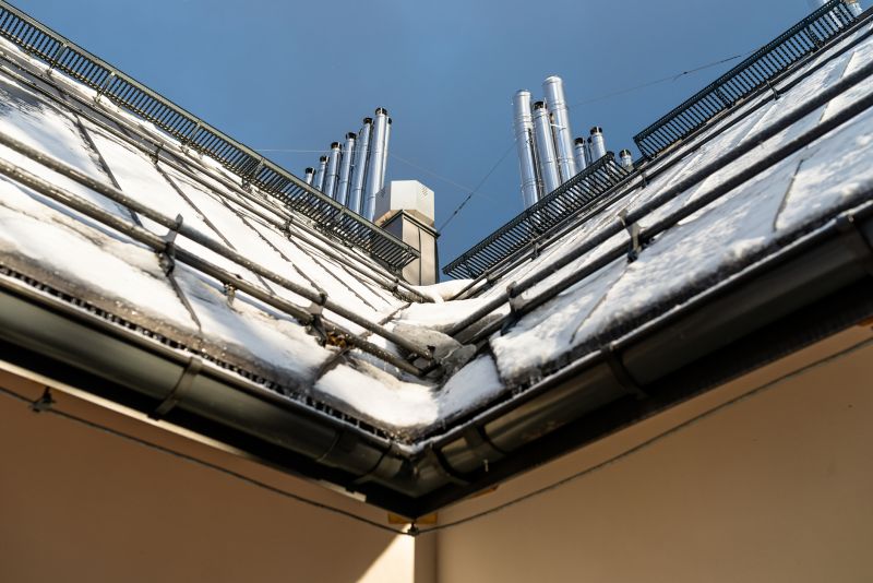 Gutter Cover in Winter